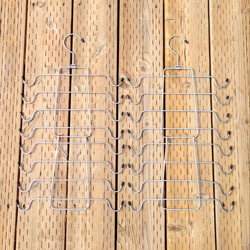 2 Mainstays Metal Tank & Bra Hanger